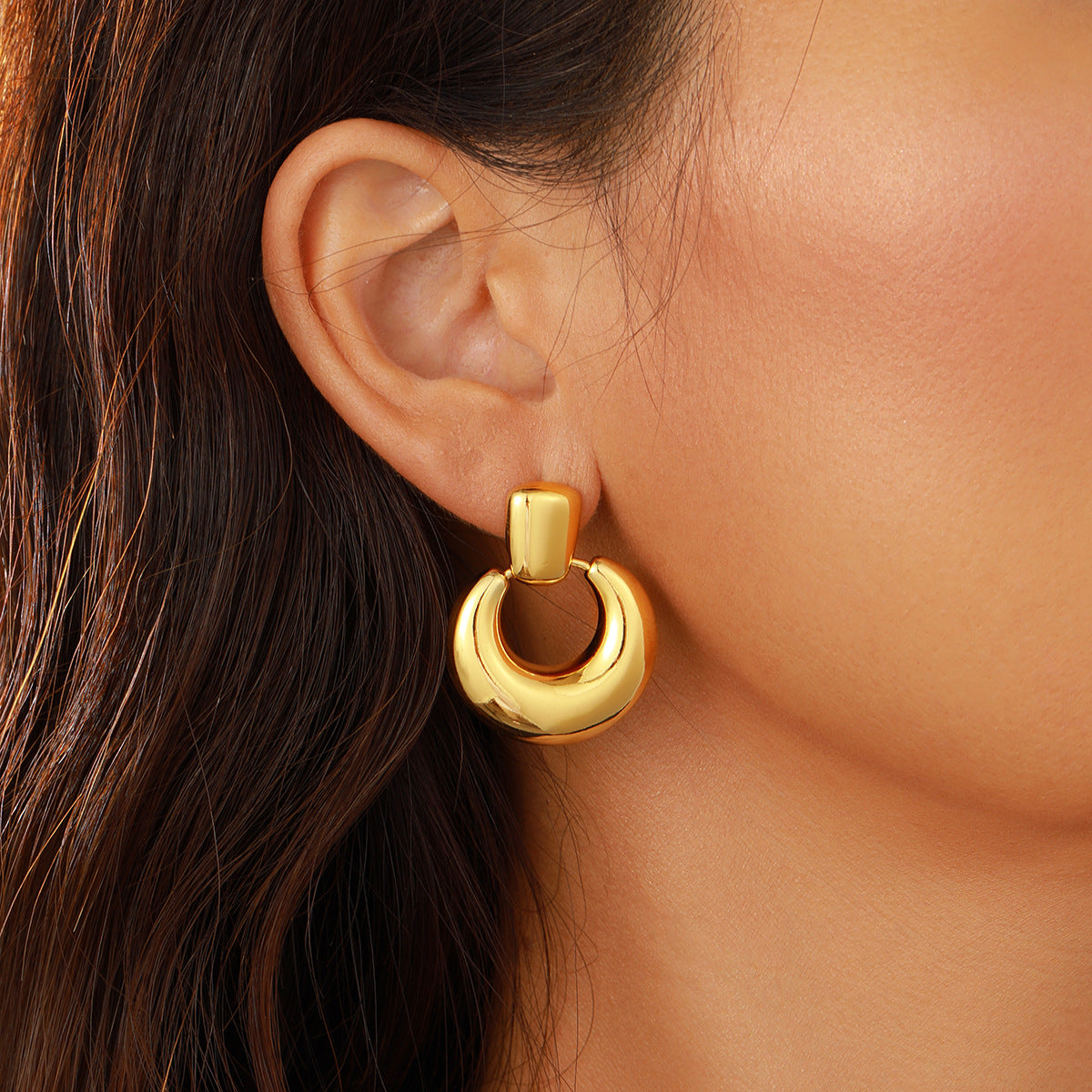 Geometric Earrings Set (3-Piece)