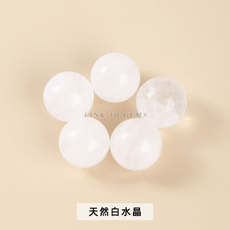 20Mm crystal agate non-porous beads loose beads