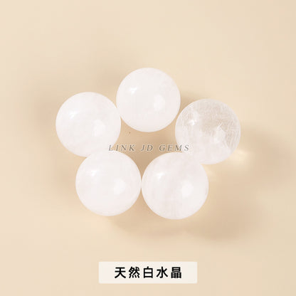 20Mm crystal agate non-porous beads loose beads