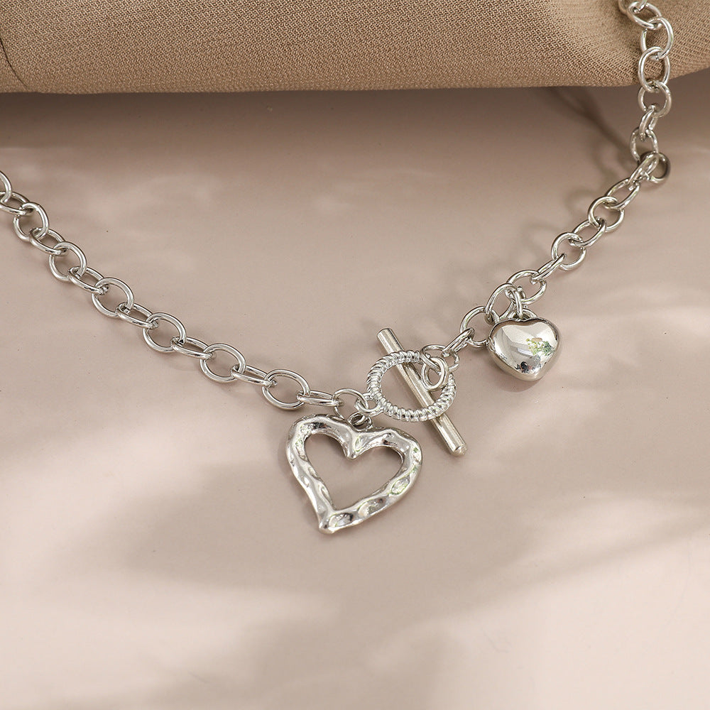 Personalized Street OT Buckle Clavicle Chain Necklace