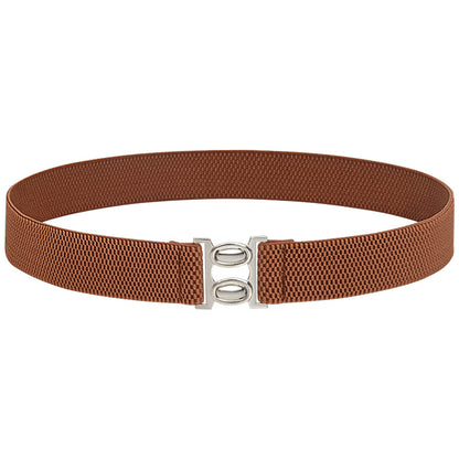 Elastic belt female black