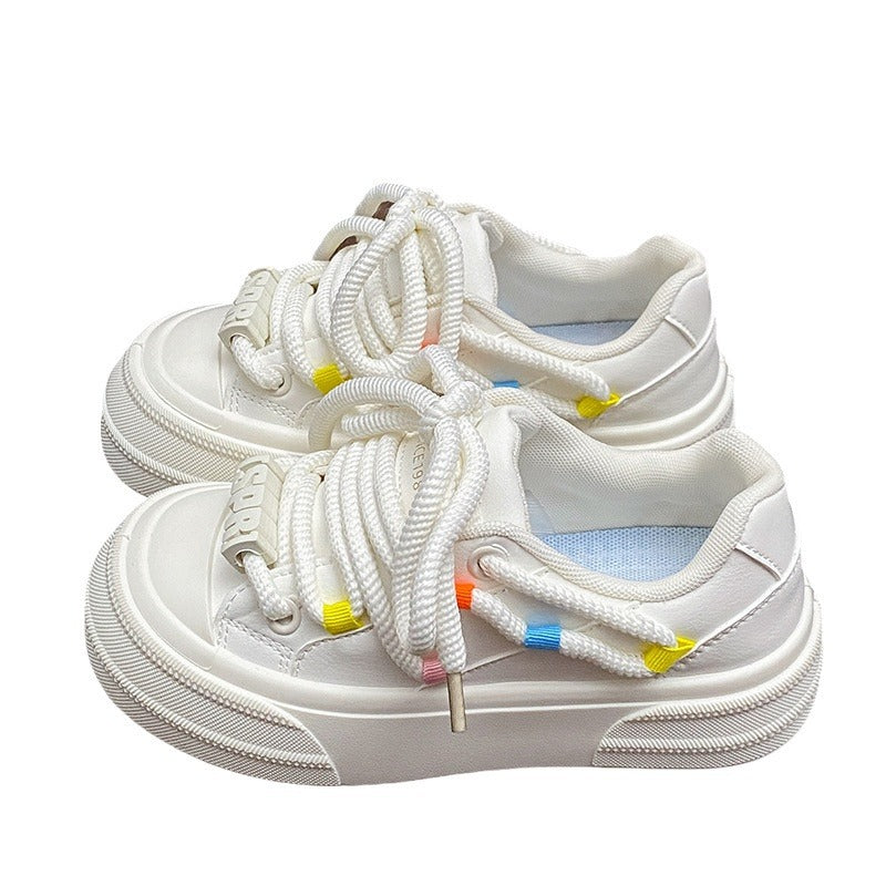 Summer new women's soft sole height-increasing sneakers