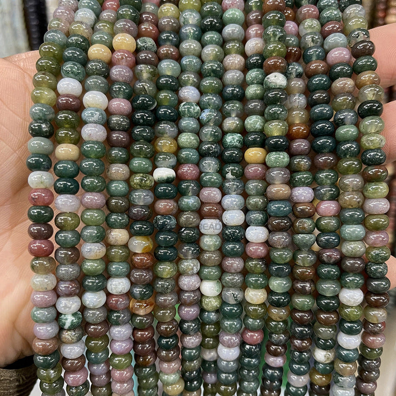 6 * 4Mm natural stone crystal abacus beads loose beads