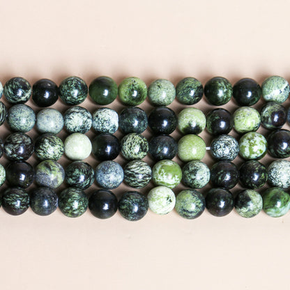 grass green pine loose beads
