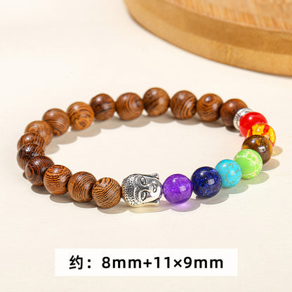 Chicken wing wood seven veins energy bracelet