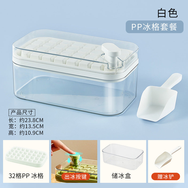 One-touch ice tray