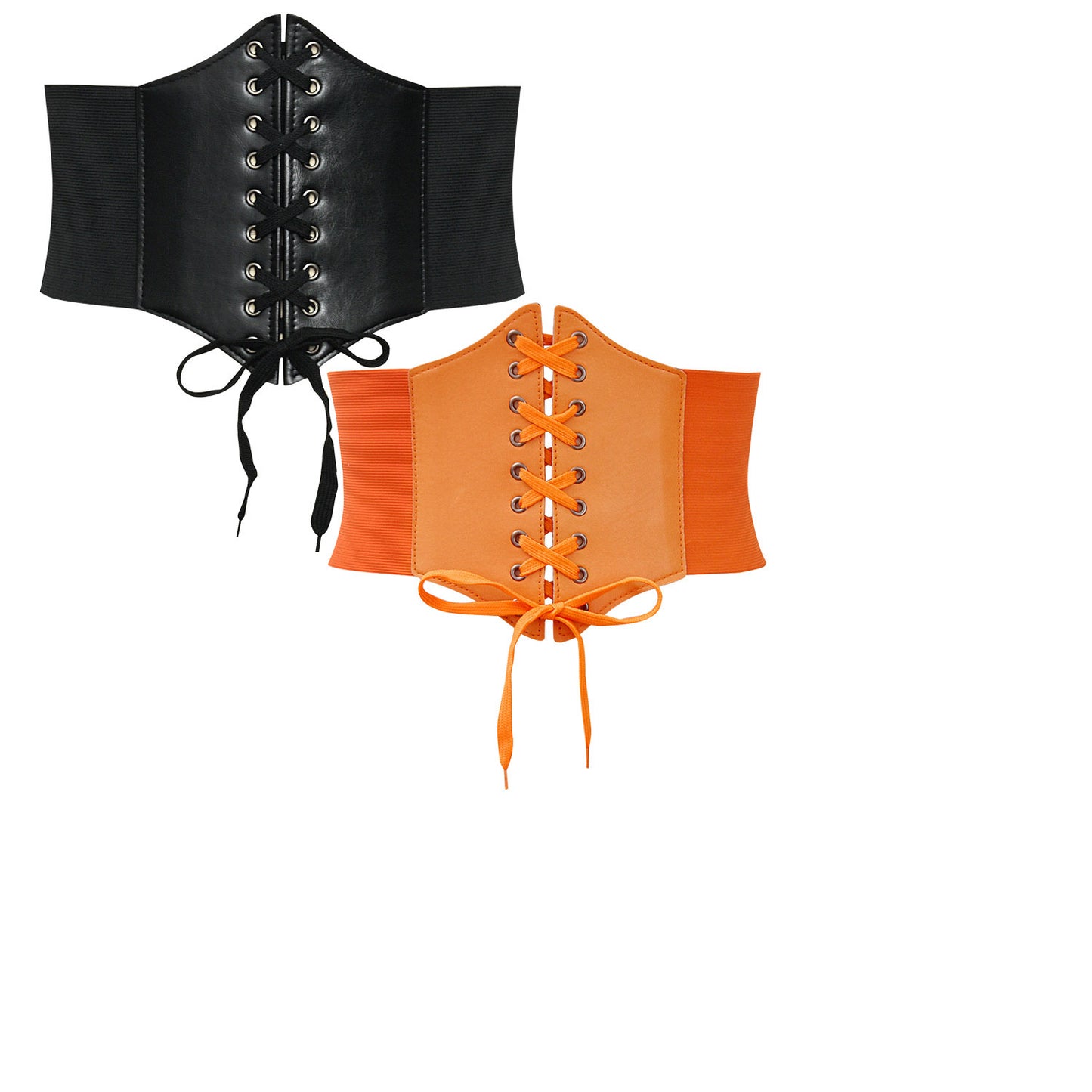 Elastic waist width belt