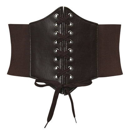 Plastic waist lace rivets