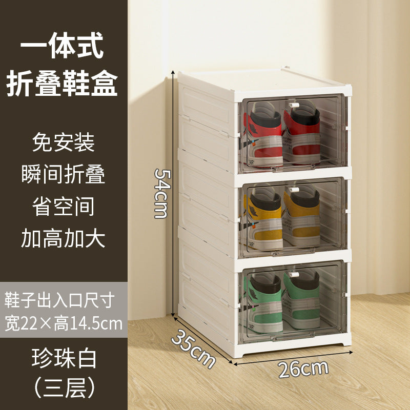 Transparent Foldable Shoe Cabinet