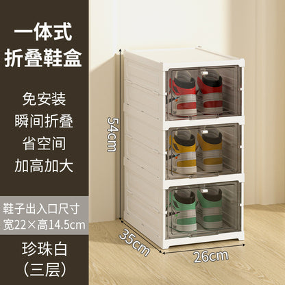 Transparent Foldable Shoe Cabinet
