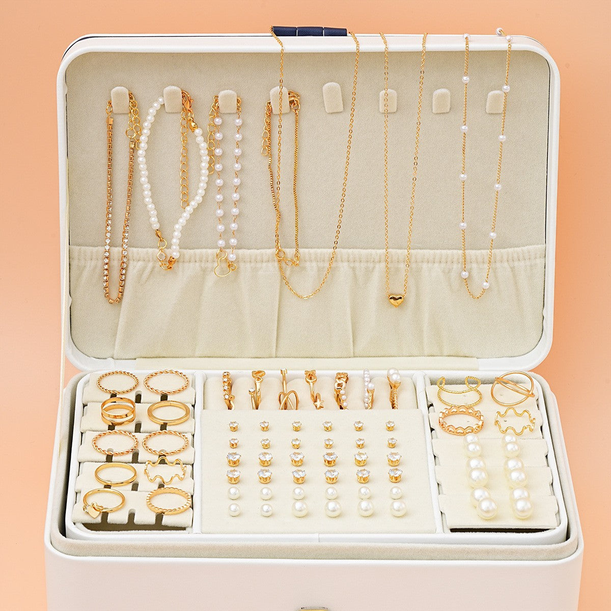 SHEIN Imitation Pearl Alloy Jewelry Set (without box)