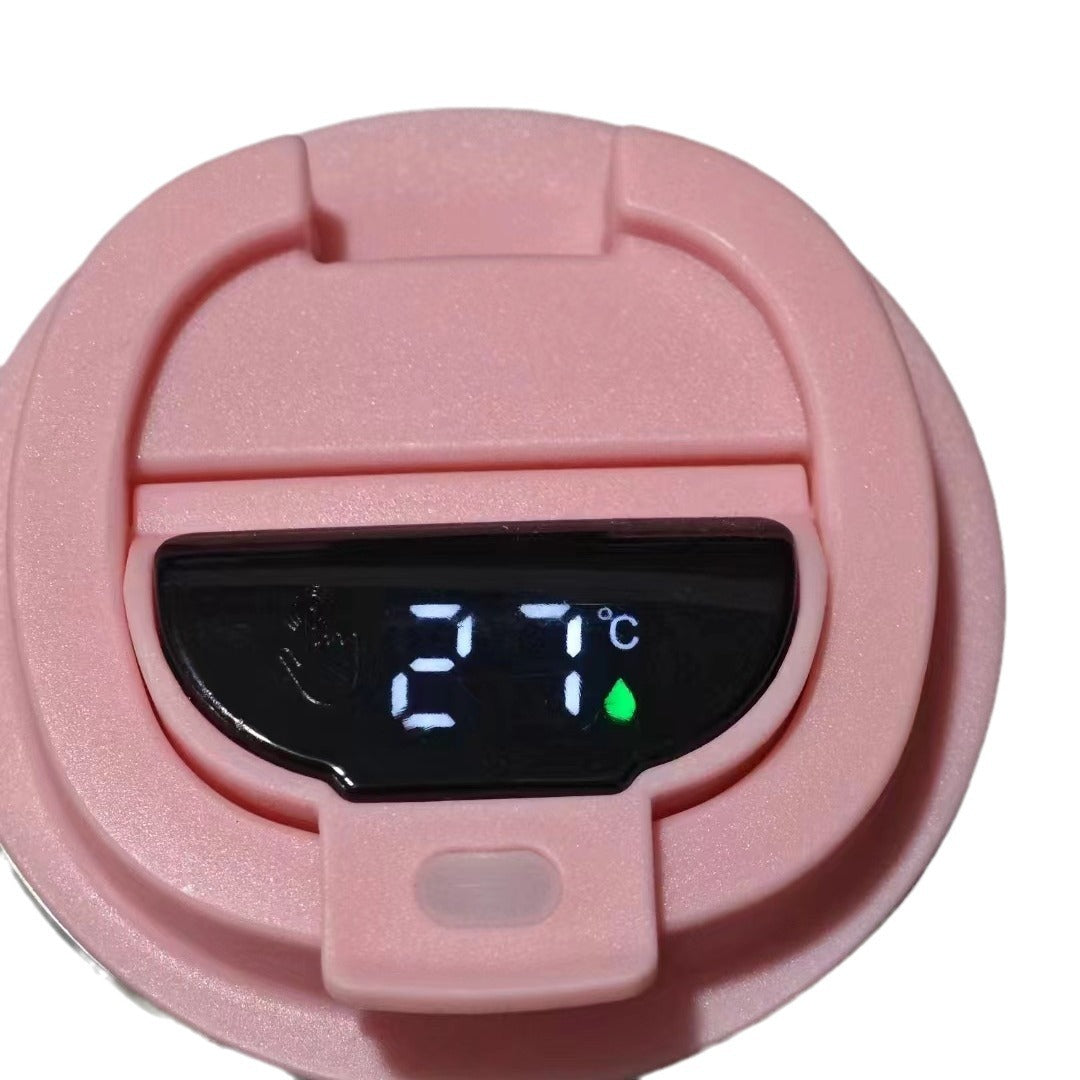 304 stainless steel coffee cup thermos cup with temperature display