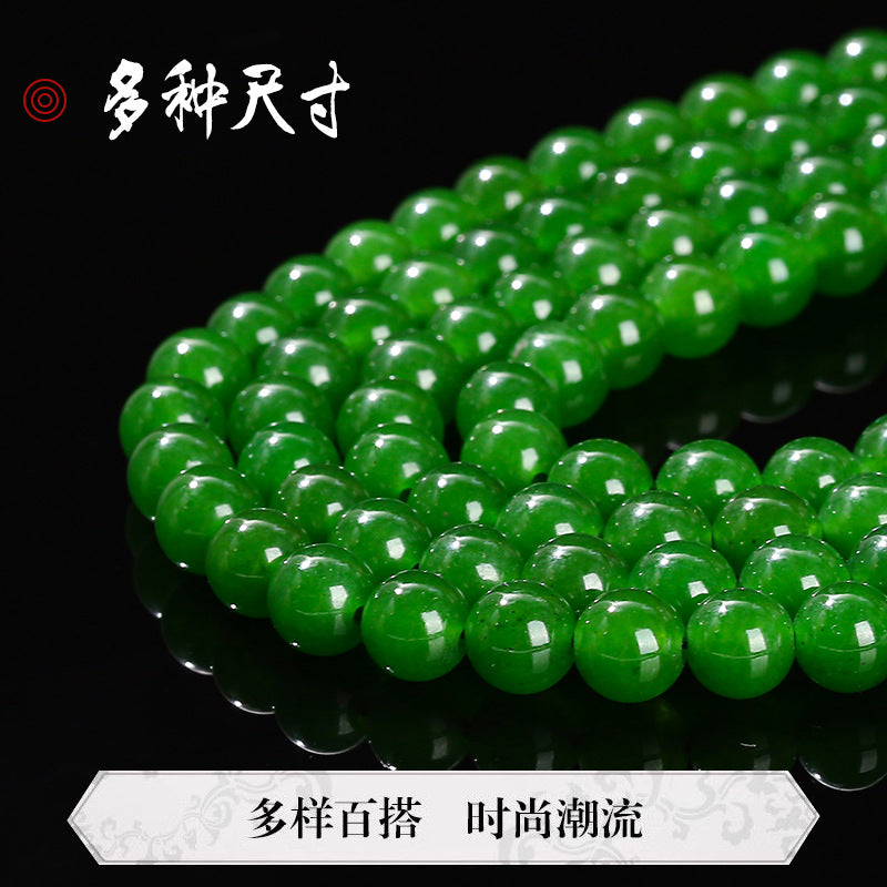 High quality imitation Hetian jasper chalcedony loose beads