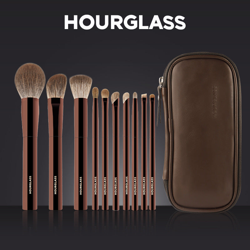 HG 10-Piece Animal Hair Brush Set