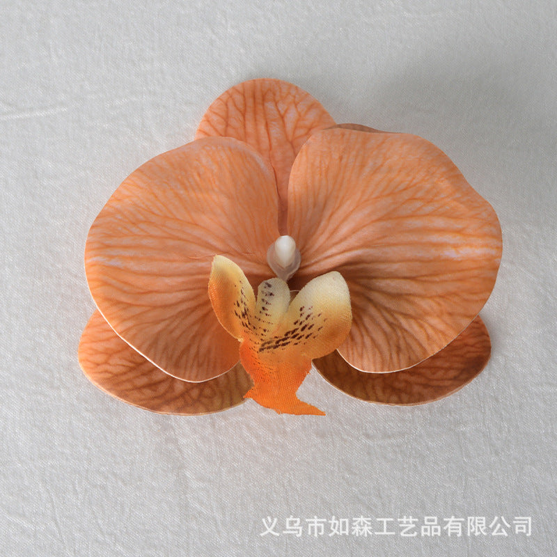 Cabeza de flor de orquídea mariposa de laminación 3D de simulación 