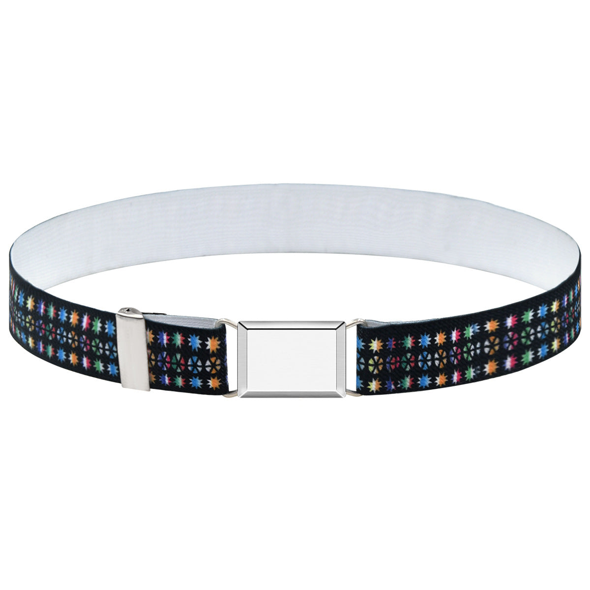 Elastic belt for boys and girls monochrome belt