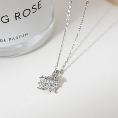 Fashion silver titanium steel necklace