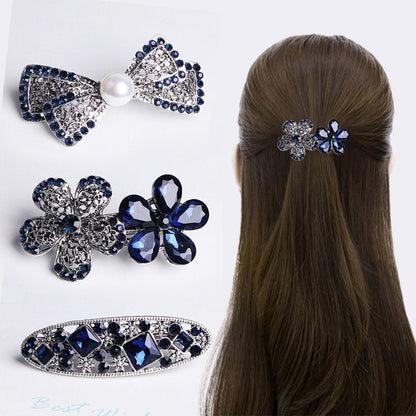 Korean headgear rhinestone large ponytail hairpin