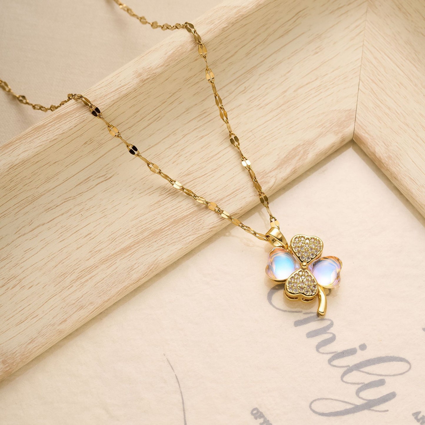 Diamond Four-Leaf Clover Necklace