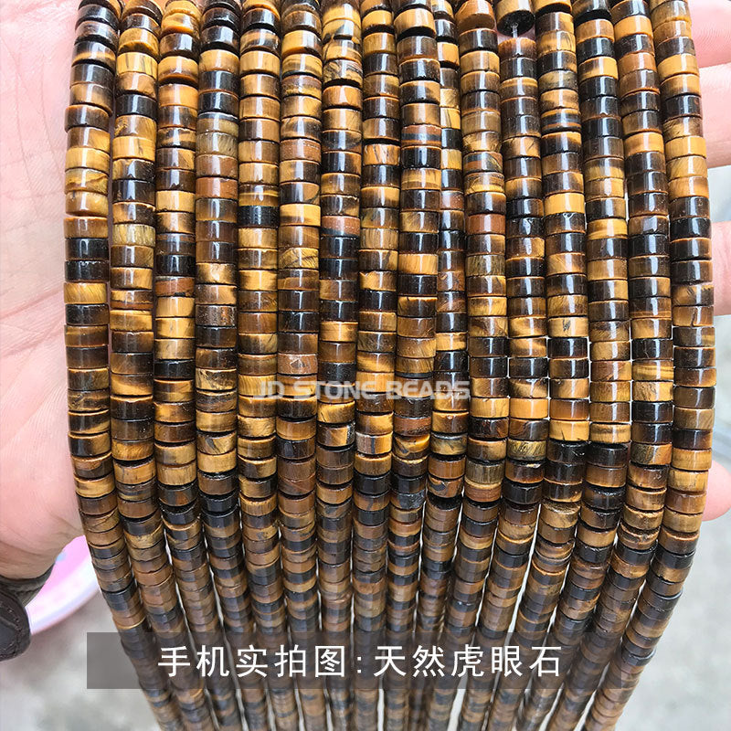 3 * 6Mm natural stone right angle disc loose beads