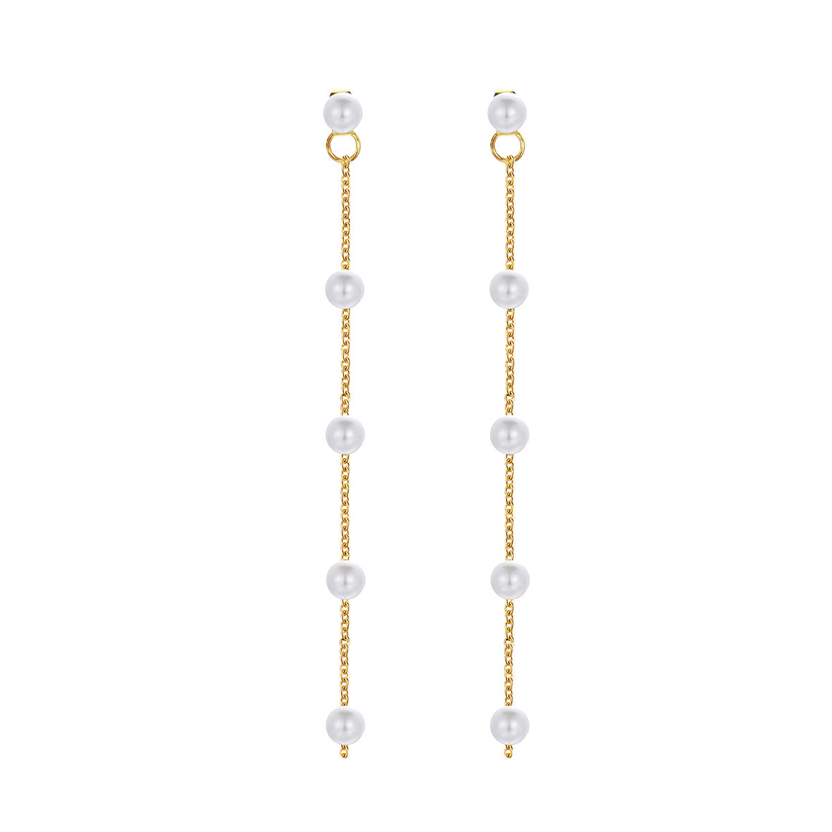 Retro Pearl Drop Earrings