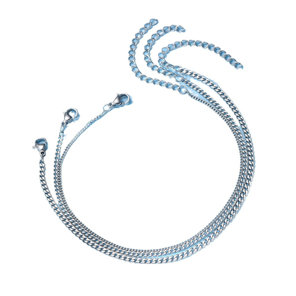 Rust-free Cuban chain bracelet for men and women