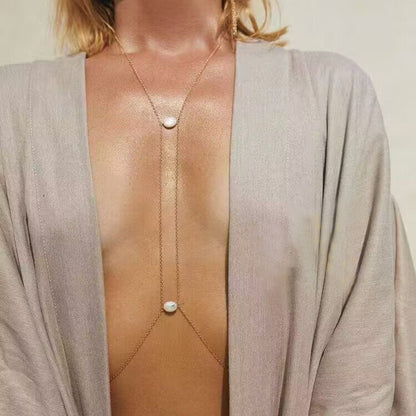 Creative body chain necklace