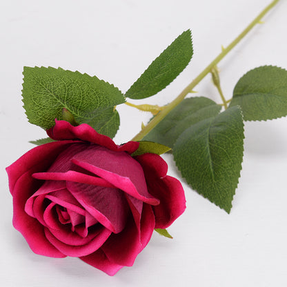 Simulation rose single flannel rose