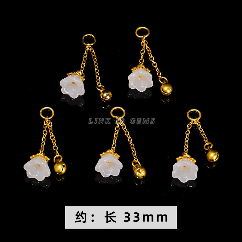 Ancient sand gold dripping copper accessories