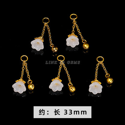 Ancient sand gold dripping copper accessories