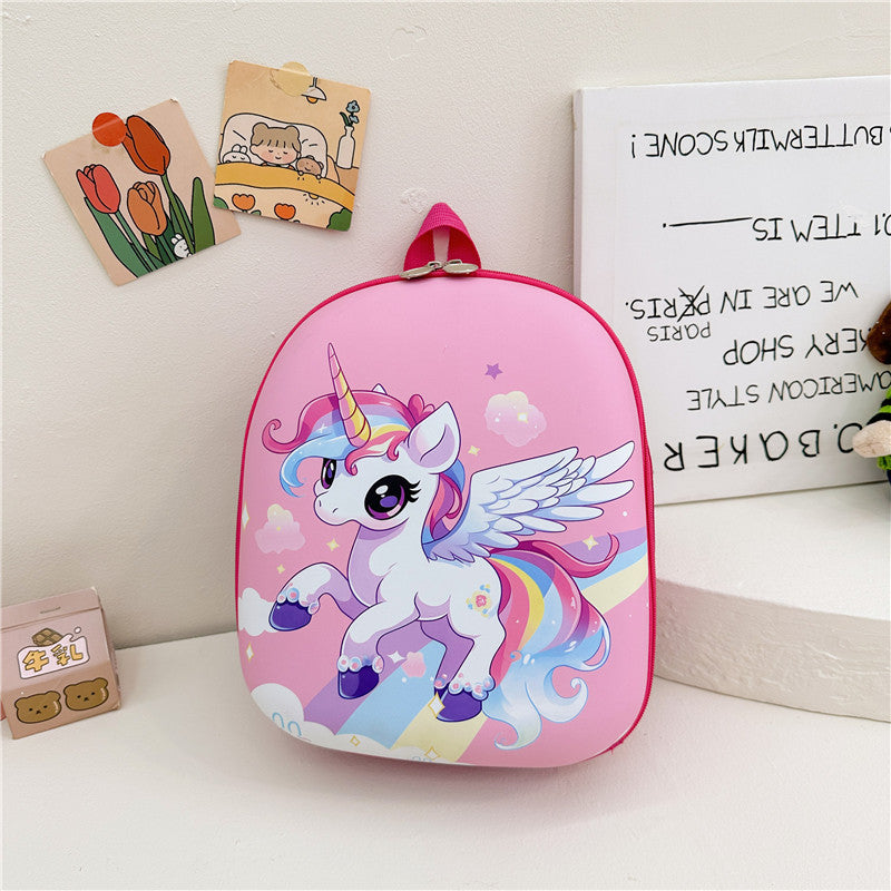 Eggshell kindergarten baby princess schoolbag