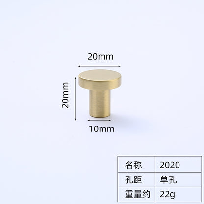 Brass cabinet handle