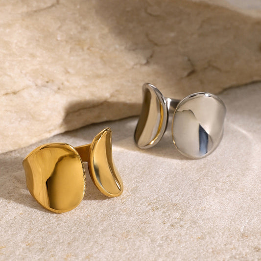 Open polished ring