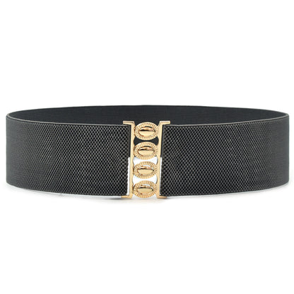 Elastic elastic belt for women