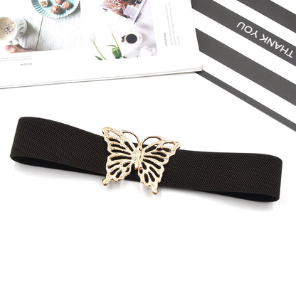 Hollow butterfly decorative belt