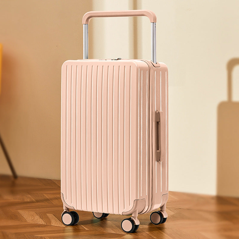 Handheld wide trolley suitcase
