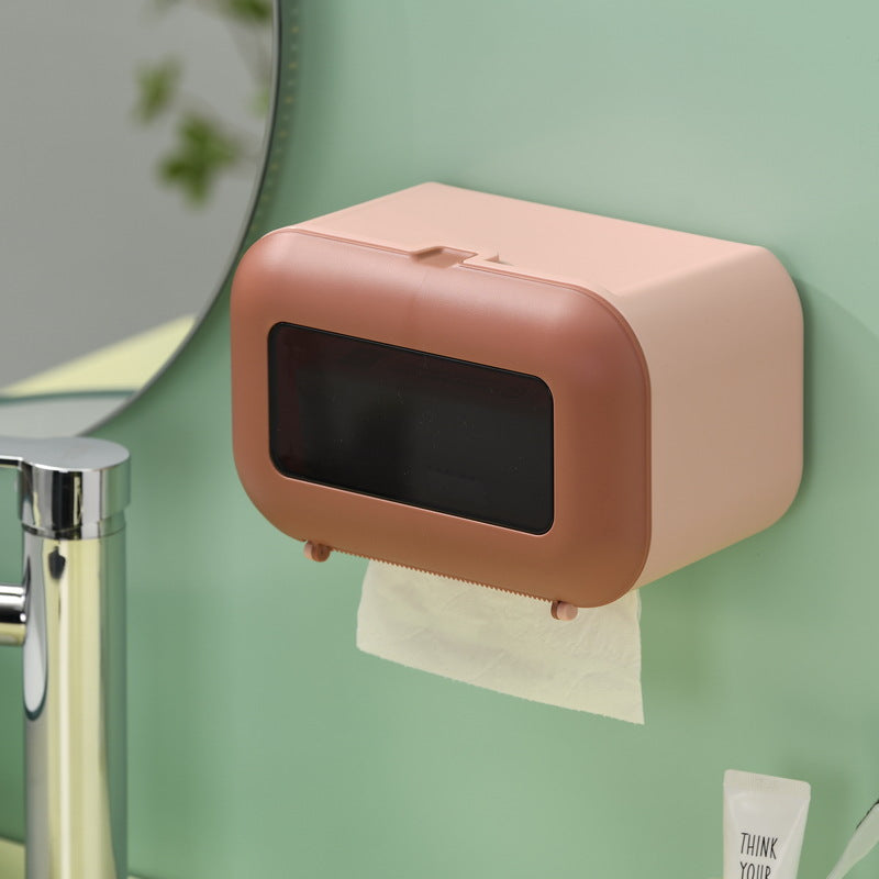 Wall-Mounted Tissue Box, No-Punch