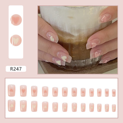 Pegatinas para uñas estilo ballet removibles 
