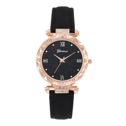 Diamond Roman Round Ladies Watch