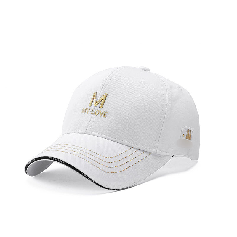 Gorra de pico de pato versátil y texturizada de estilo coreano 