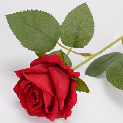 Simulation rose single flannel rose