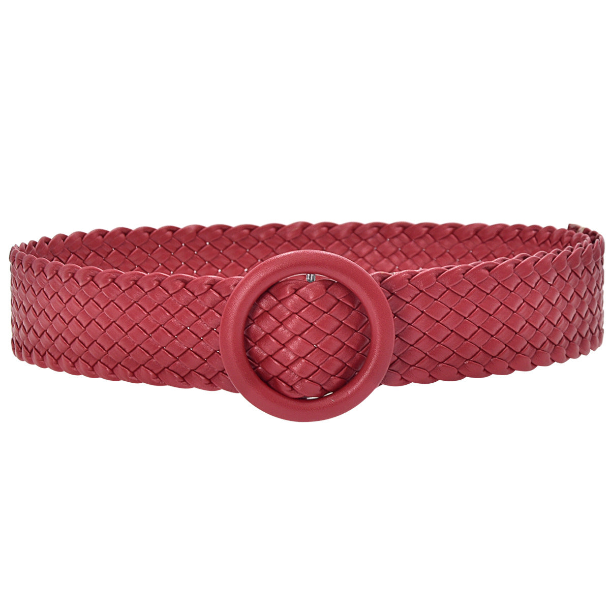 Color braided belt