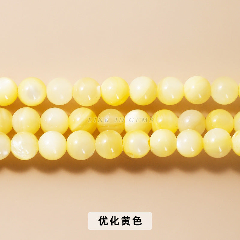 Extremely fine 3mm colored shell loose beads