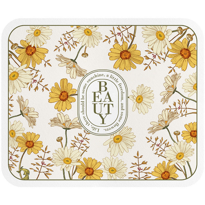 Diatomaceous Earth Absorbent Table Mat Heat-Resistant Non-Slip