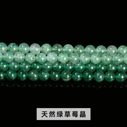 Strawberry crystal loose beads DIY beads