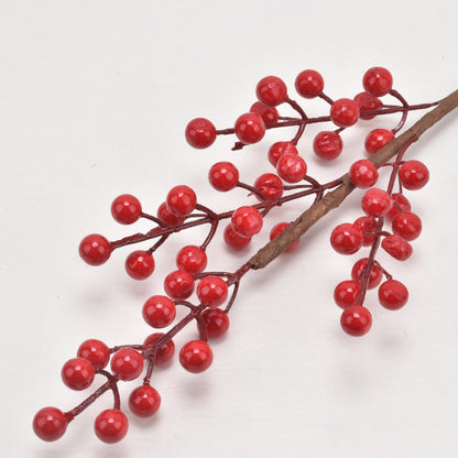 Simulación de fruta de acebo fruta roja fruta de la fortuna 