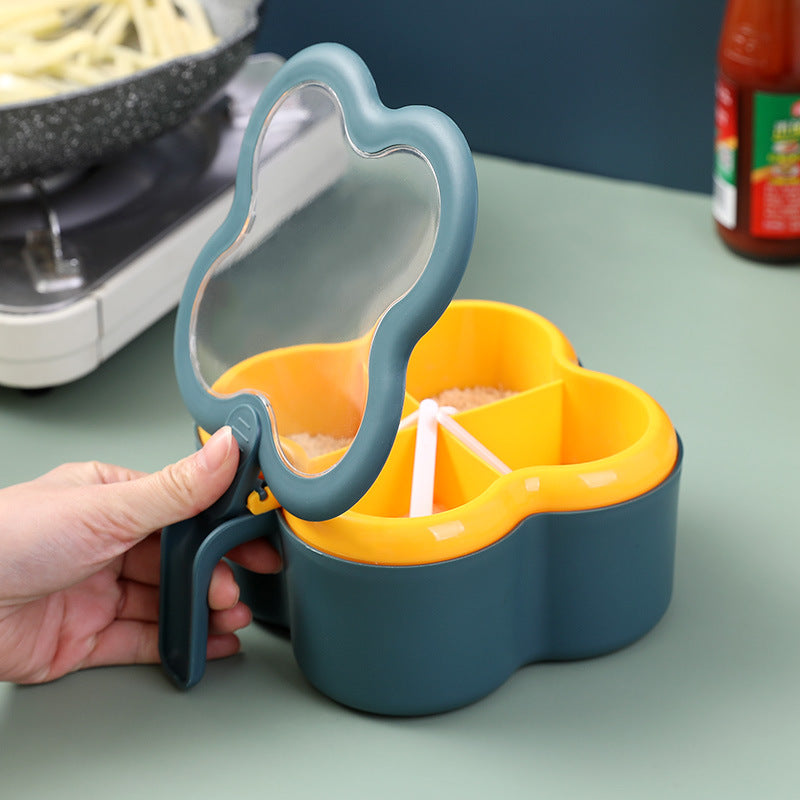 Four-compartment Spice Box