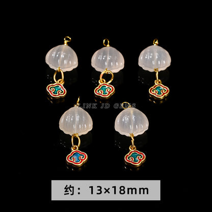 Agate carving accessories Pixiu nine-tailed fox Ruyi