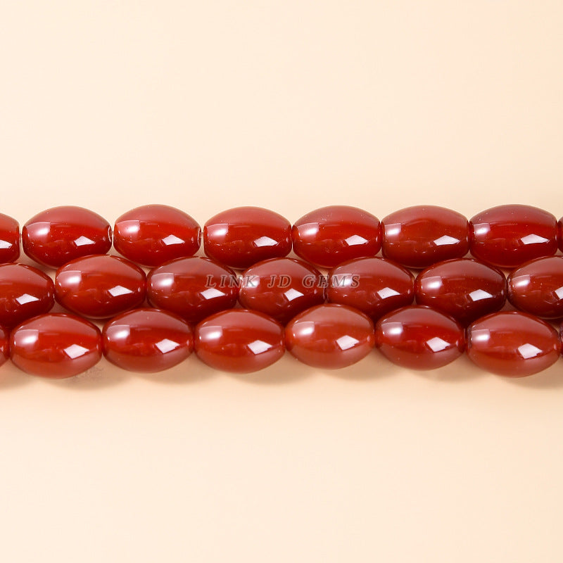 agate rice beads loose beads drum beads bucket beads DIY