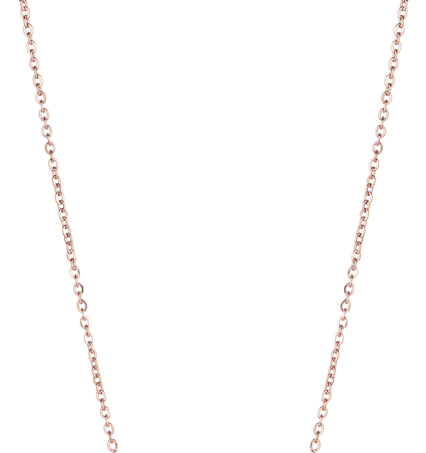 Rose Gold Titanium Steel Simple Collarbone Necklace